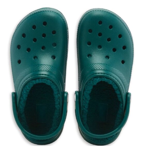 Emerald Crocs Fleece Lined Winter Clog Women's Size 10 Mens Size 8 NWOT - Picture 4 of 7